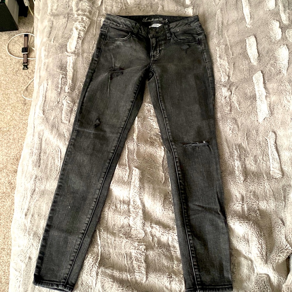 AE distressed jeggings